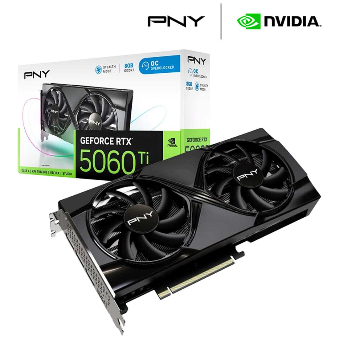 PNY RTX 5060 Ti 8Go OC Dual Fan