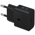 Achat Samsung Chargeur Secteur 25W USB-C vers USB-C Noir (Adaptateur seul, sans cable) Maroc - Vue face
