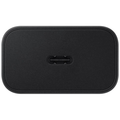 Design Samsung Chargeur Secteur 25W USB-C vers USB-C Noir (Adaptateur seul, sans cable) - Vue laterale