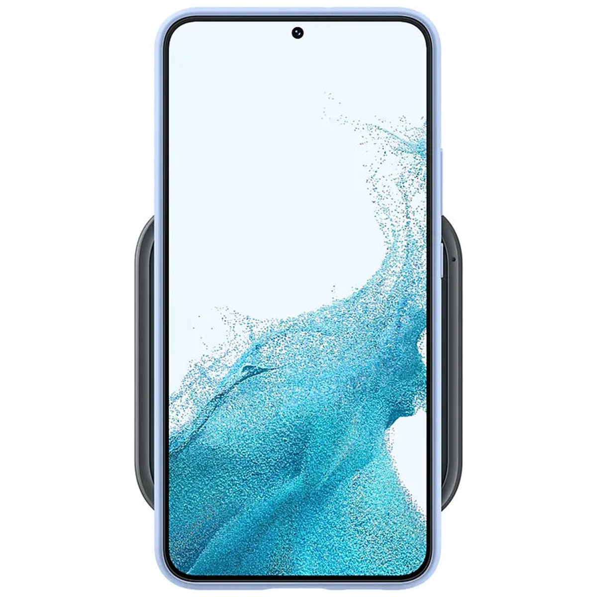 Design Samsung Chargeur Sans Fil Duo Gris - EP-P2400TBEGWW - Vue laterale