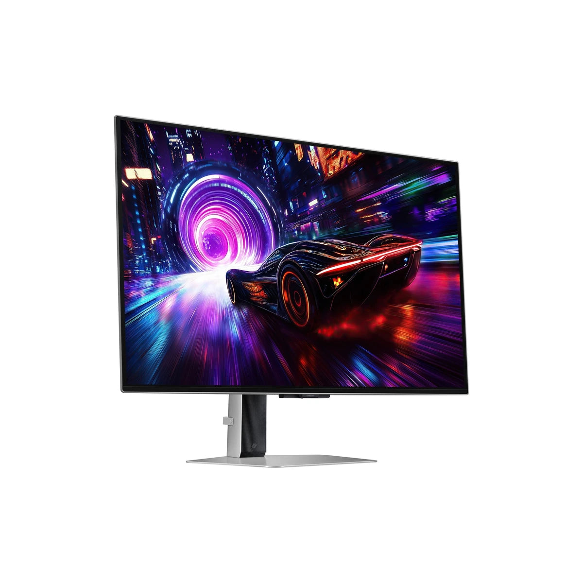 Moniteur Samsung G81SF 32" UHD OLED 240Hz - vue latérale