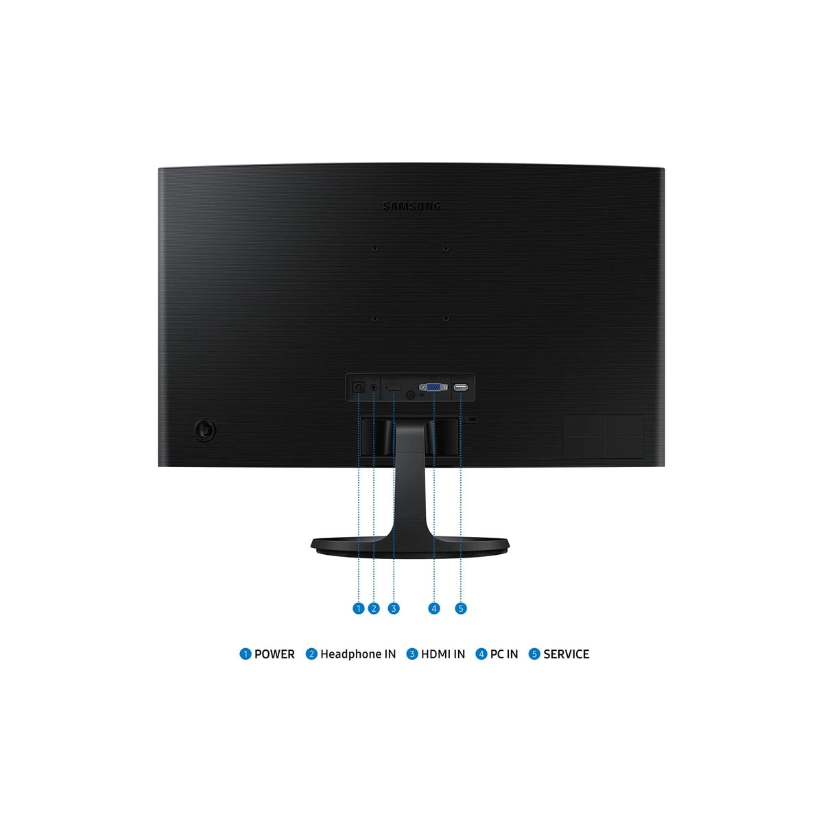 Moniteur Samsung S36GD Incurvé LCD 24" FHD VA 100Hz - photo produit 6