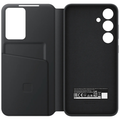 Design Samsung Etui portefeuille pour Galaxy S24+ Noir - Vue laterale