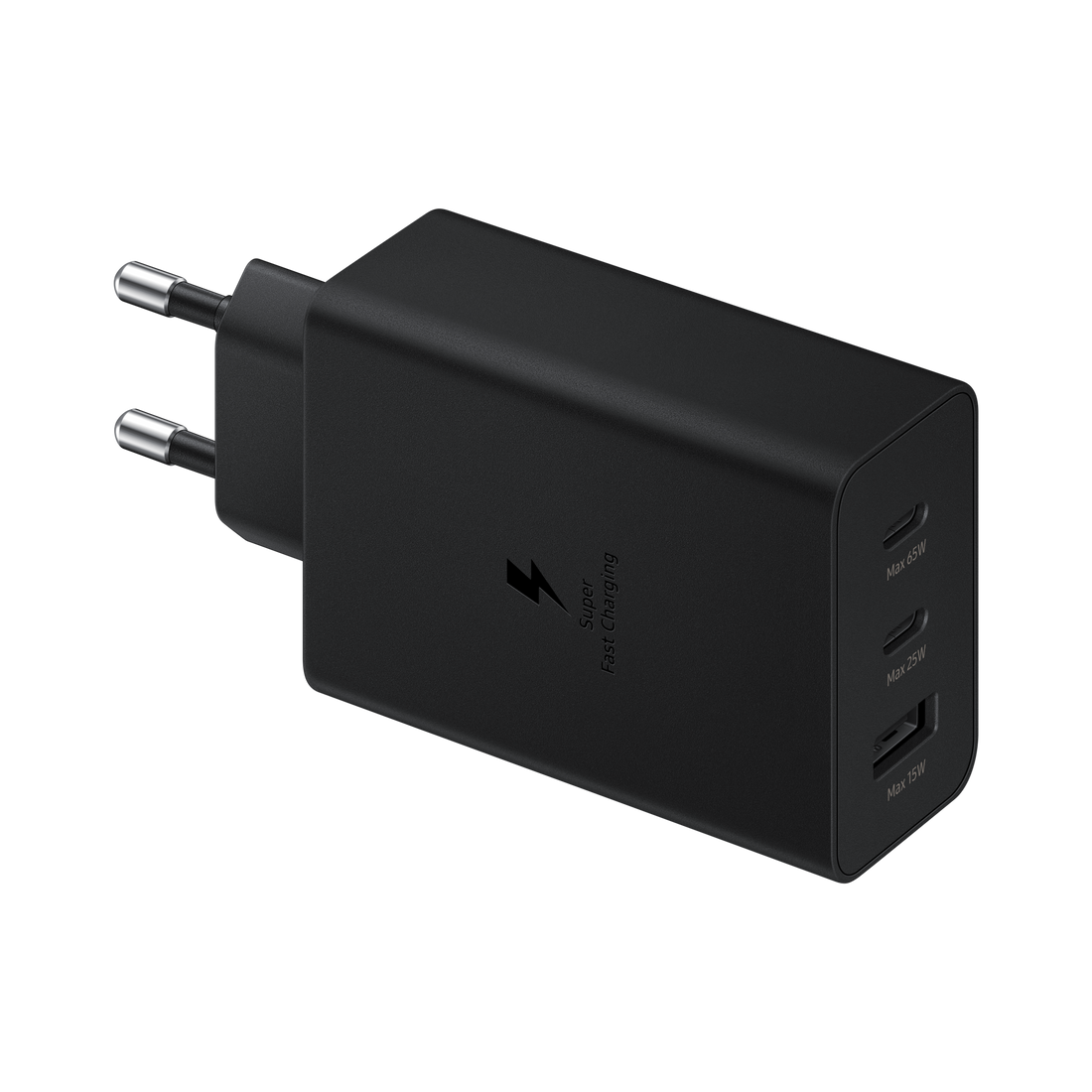 MAYDAN Chargeur Samsung Trio 65W 3 Ports Noir - Photo 1
