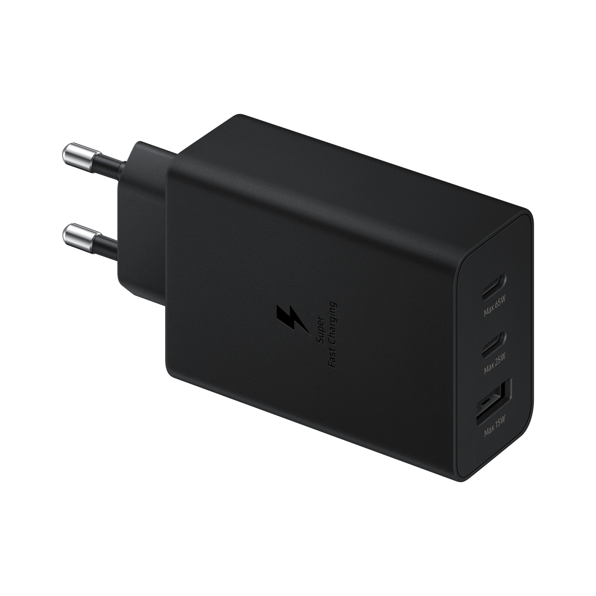 MAYDAN Chargeur Samsung Trio 65W 3 Ports Noir - Photo 1