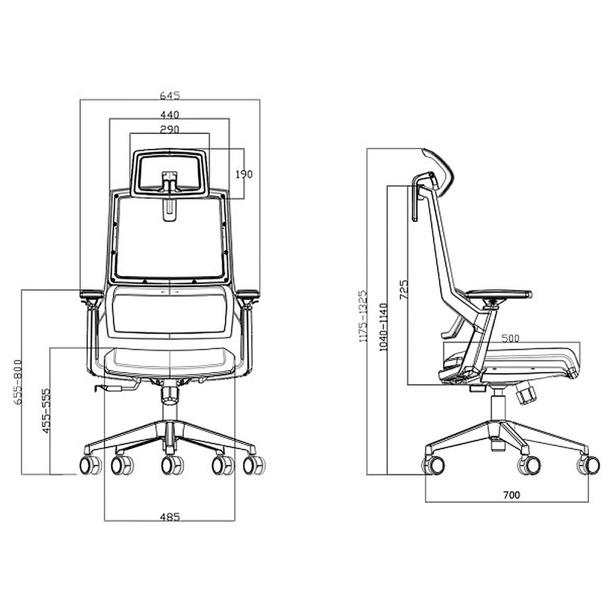 SKILLCHAIRS Ergo Azure - Photo 6