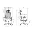 SKILLCHAIRS Ergo Modena (Grey) - Photo 6