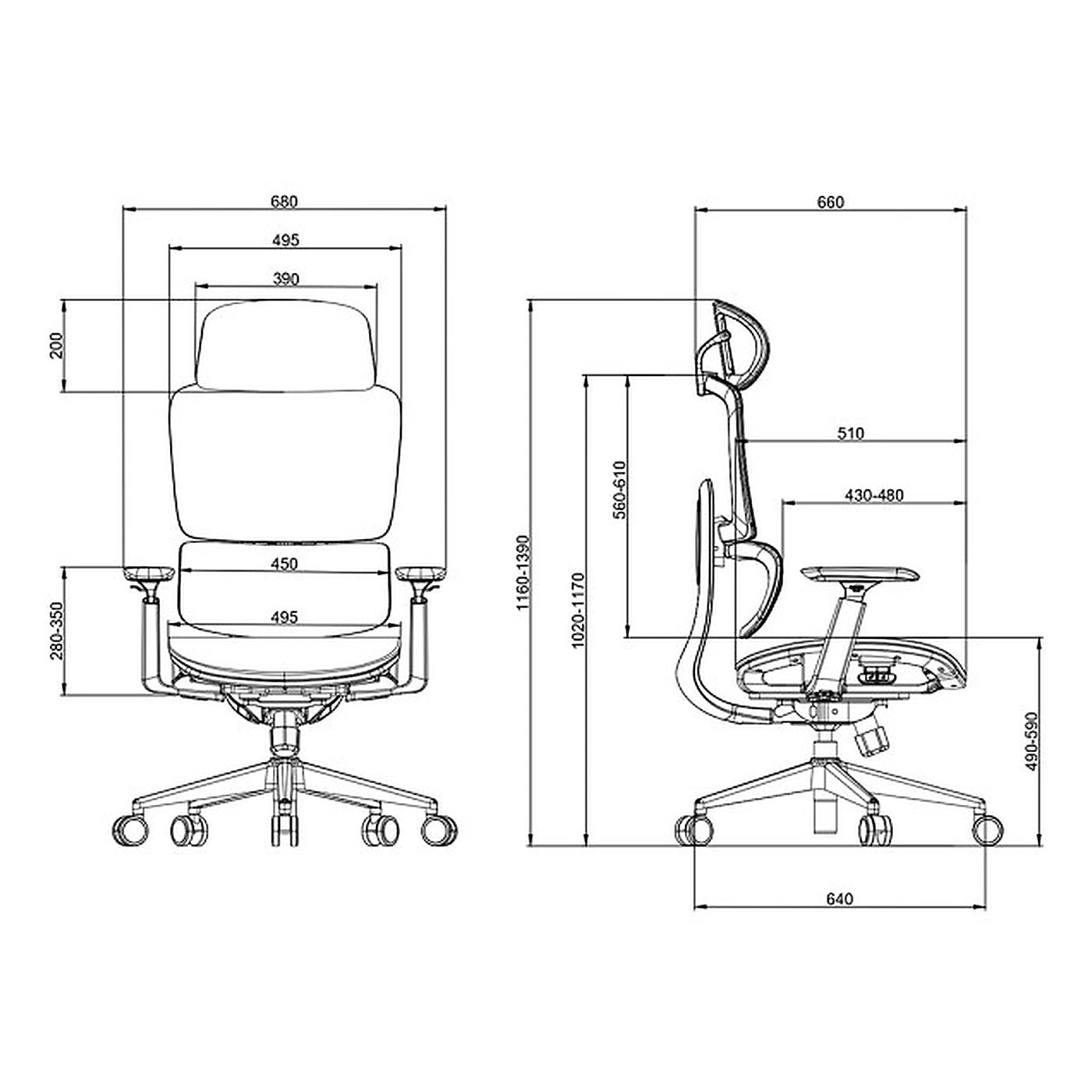 SKILLCHAIRS Ergo Perla - Photo 6