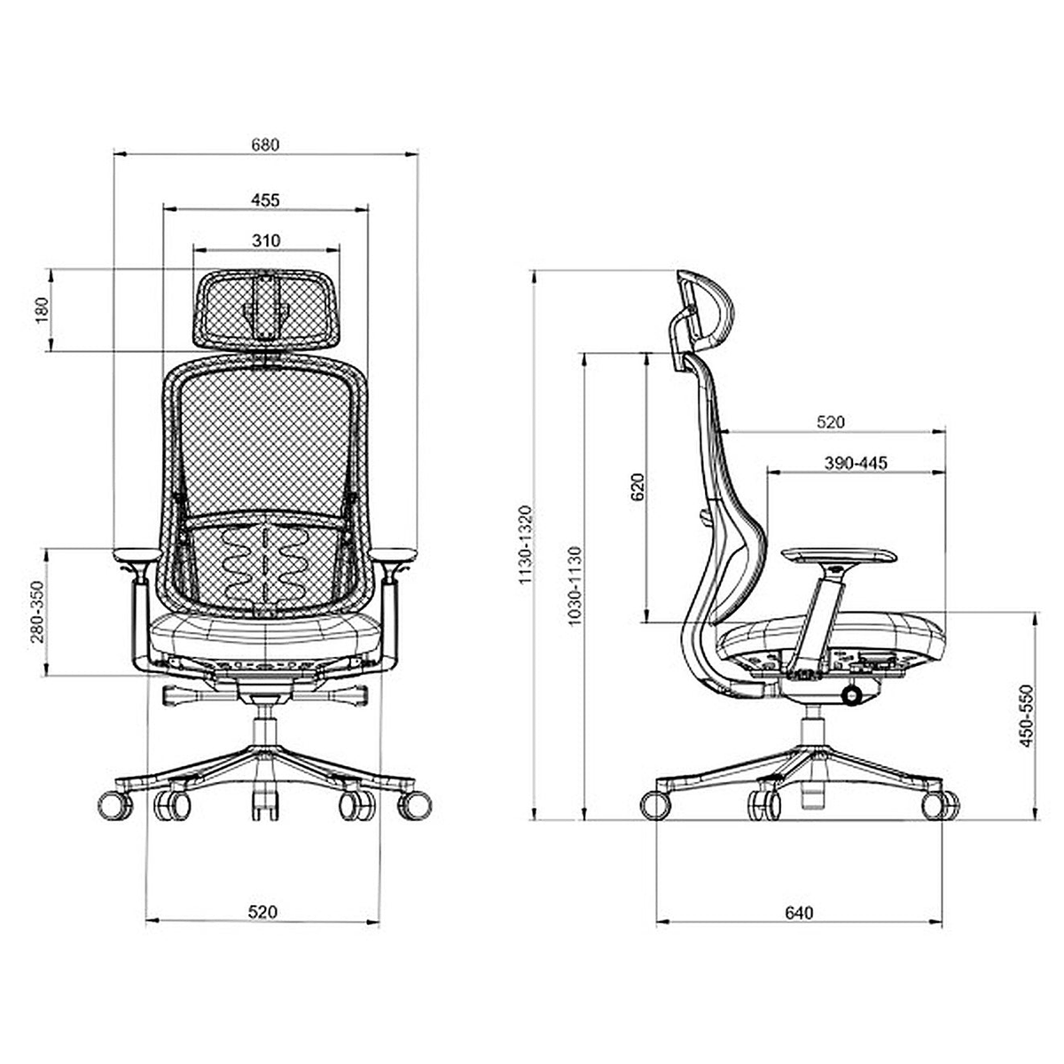 SKILLCHAIRS Ergo Selva - Photo 6