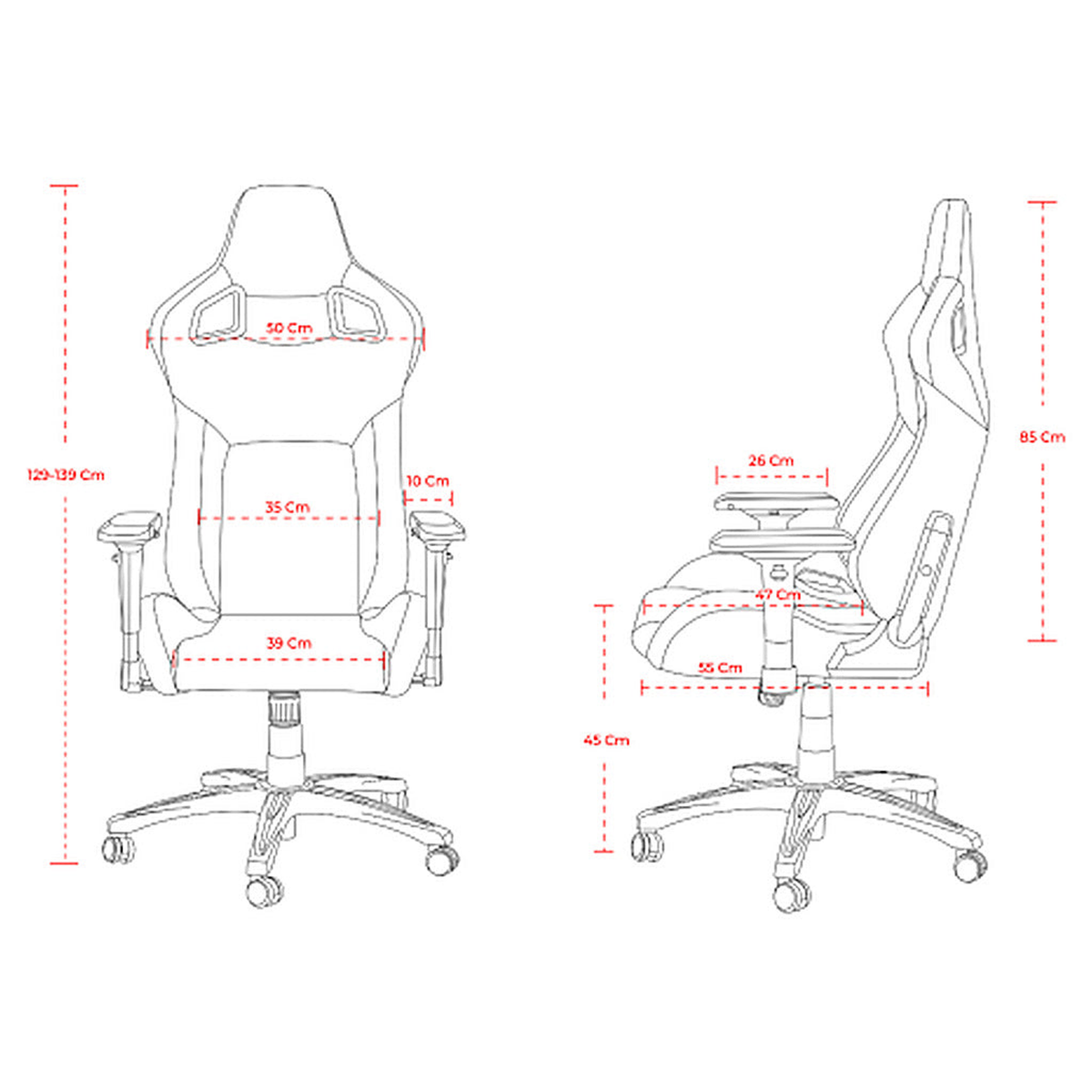 Chaise SKILLCHAIRS SC5 BARON - Photo 7