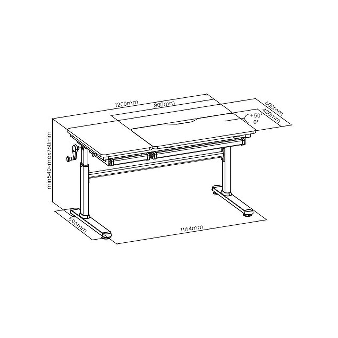 Bureau SKILLDESK GrowMate 702 - Photo 6