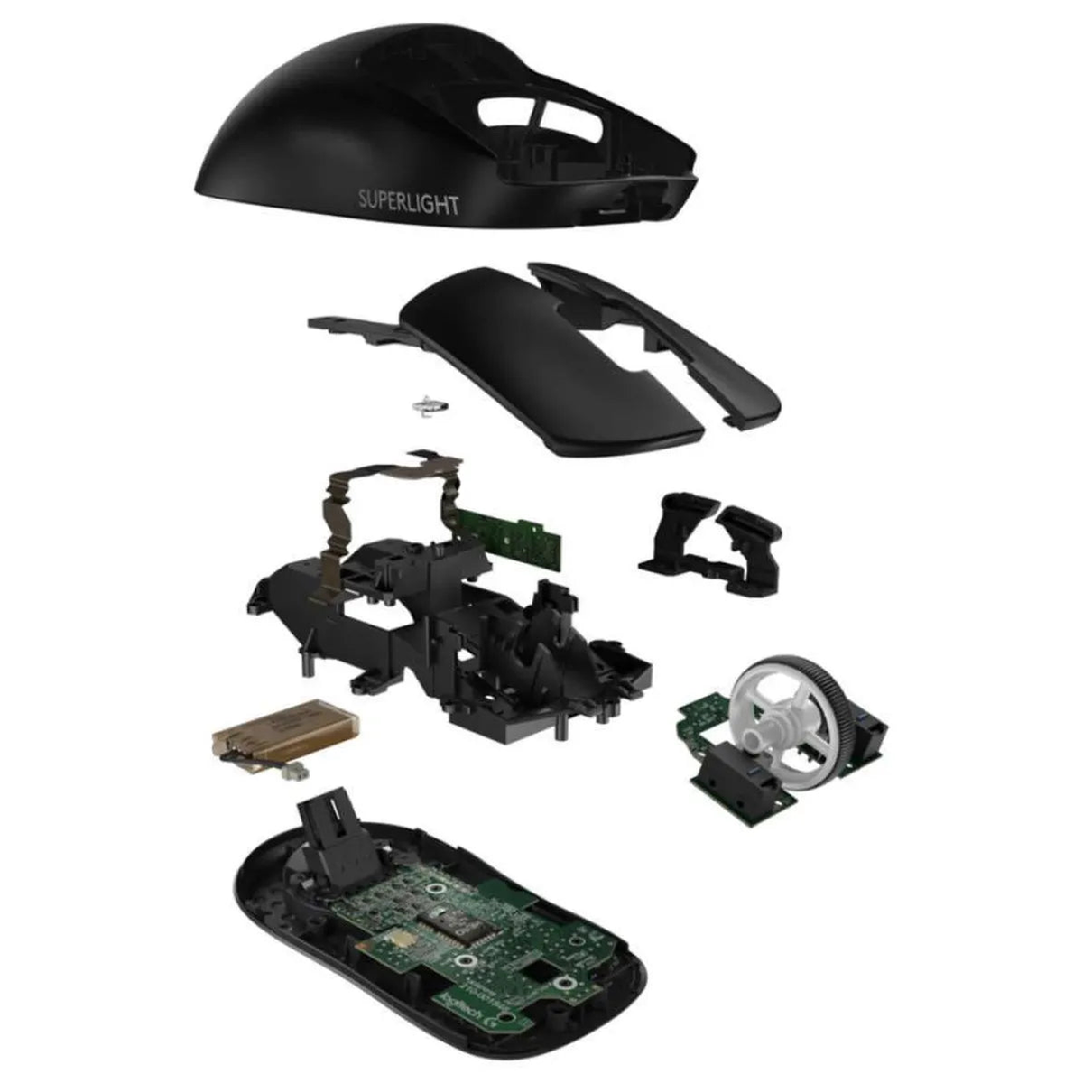 MAYDAN Souris Logitech G Pro X Superlight Sans Fil Gaming Noir - Photo 5