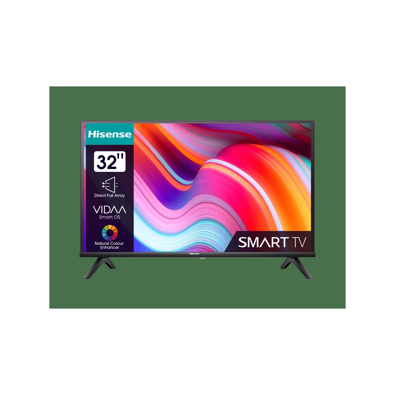 Téléviseur Hisense 32A4K 32" HD Smart TV VIDAA 60Hz - Face sur Maydan.ma