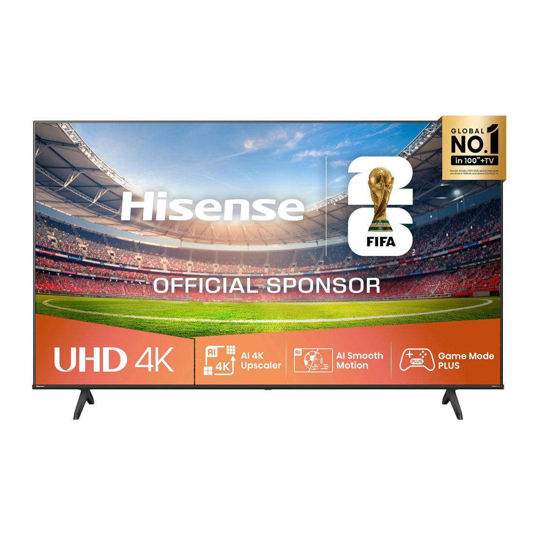 Téléviseur Hisense 65A6Q 65" 4K UHD Smart TV VIDAA 60Hz - Face sur Maydan.ma
