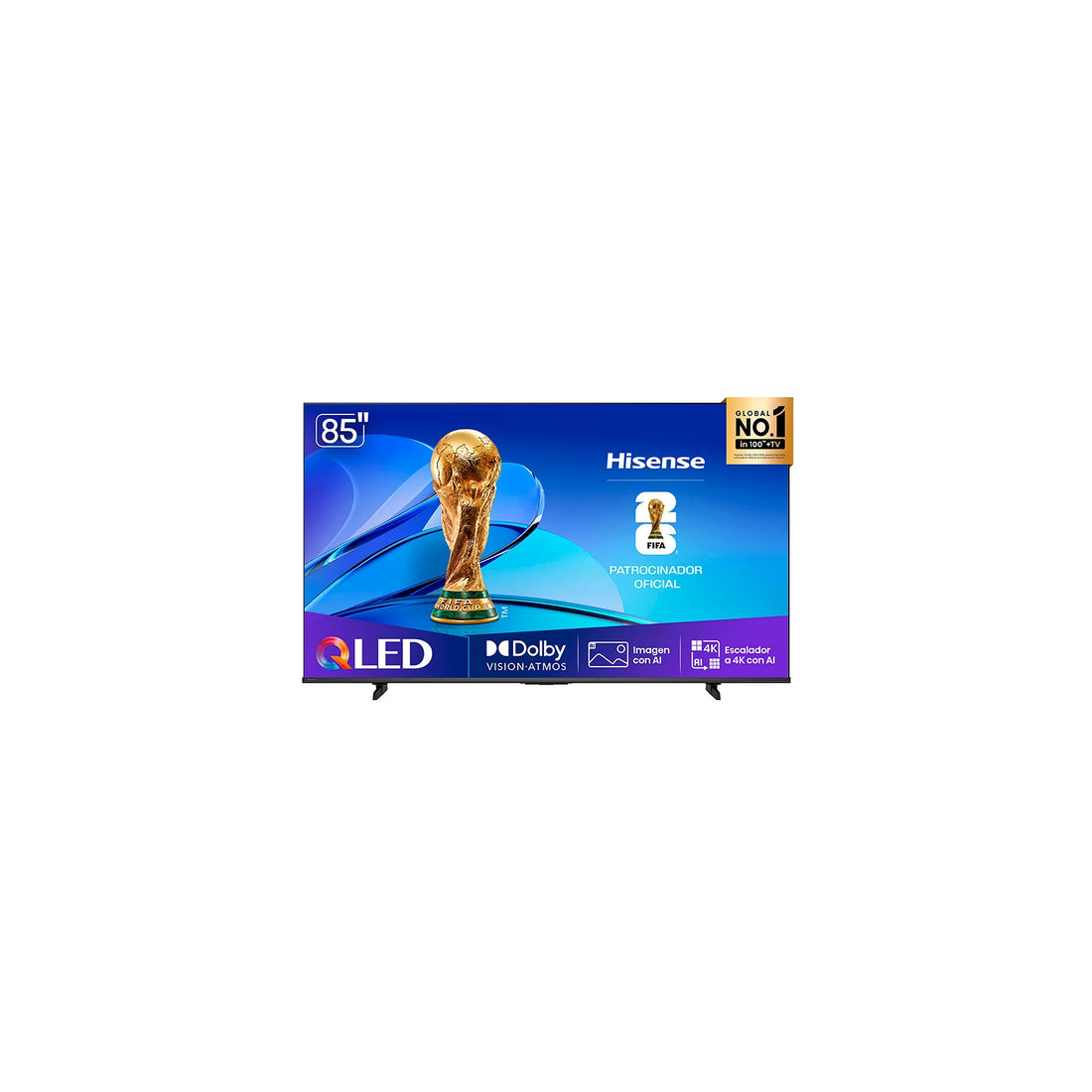 Téléviseur Hisense 85Q6Q 85" 4K UHD Smart TV VIDAA 60Hz - Face sur Maydan.ma