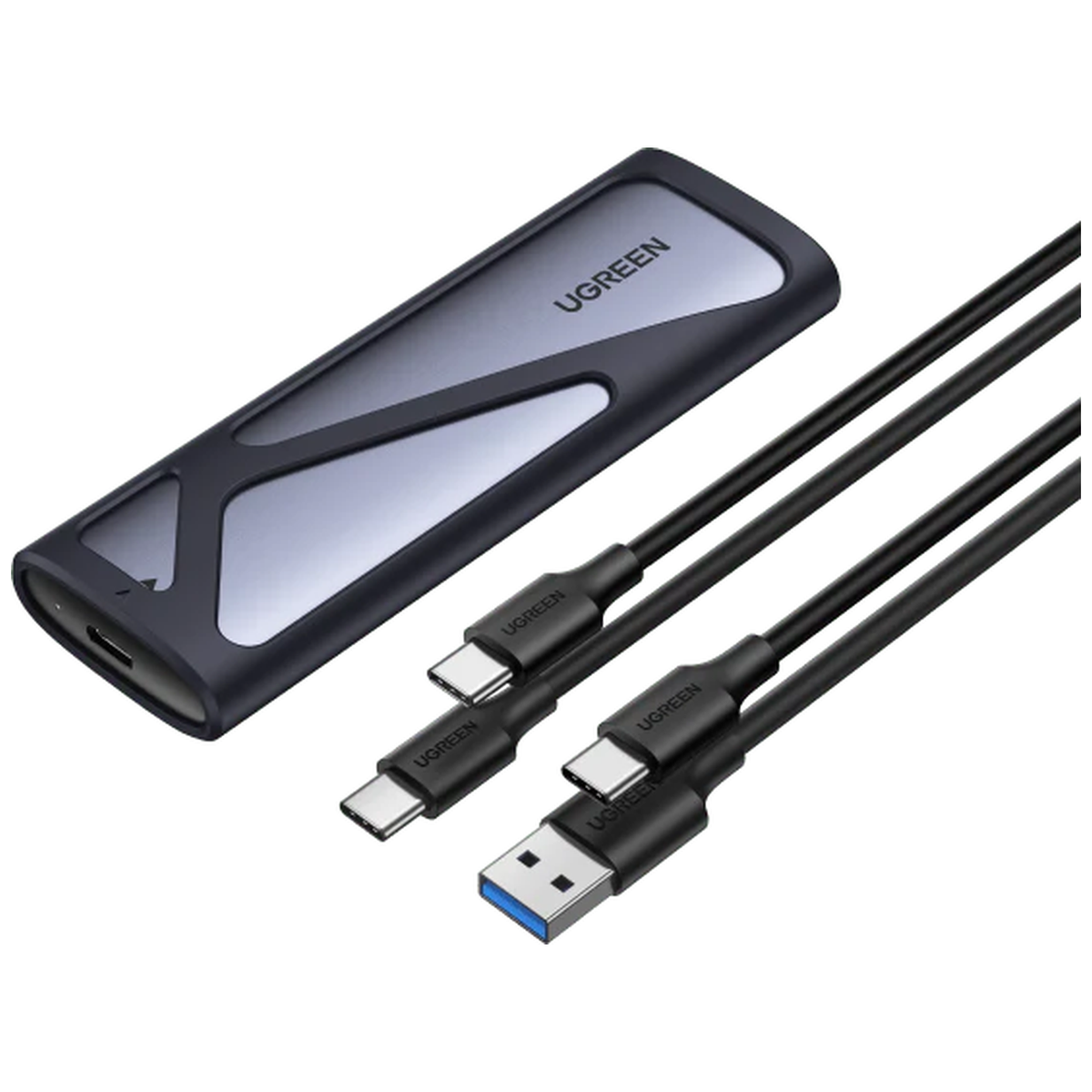 Ugreen Boitier disque dur externe Nvme/M2 SATA SSD