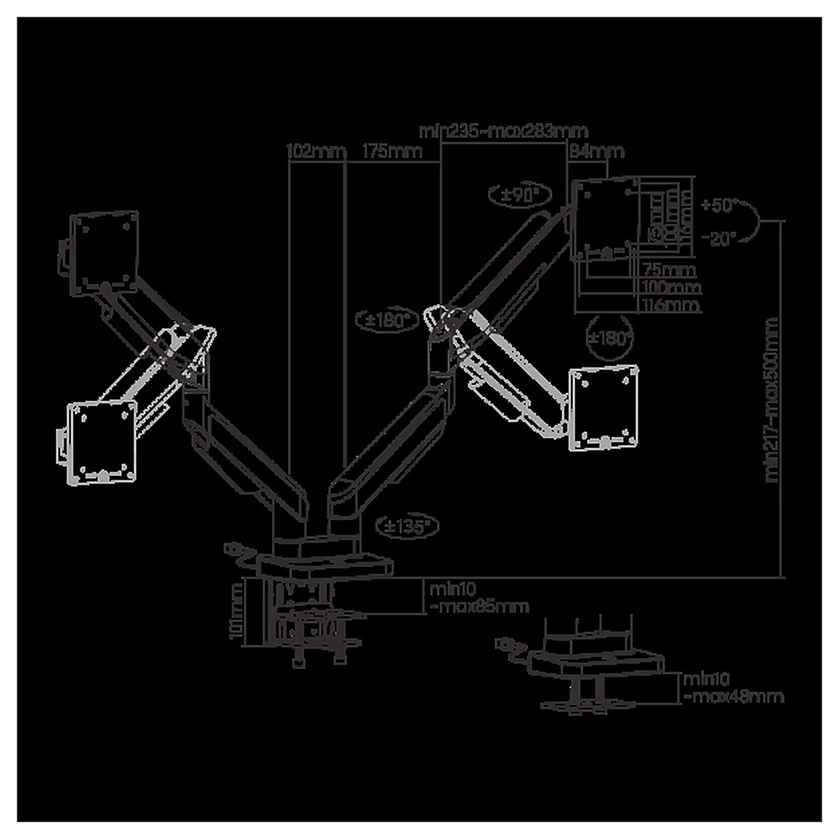 Support XTRMLAB XTRMLAB L420C-16TDL-BDG (Black/Dark gray) - Photo 4