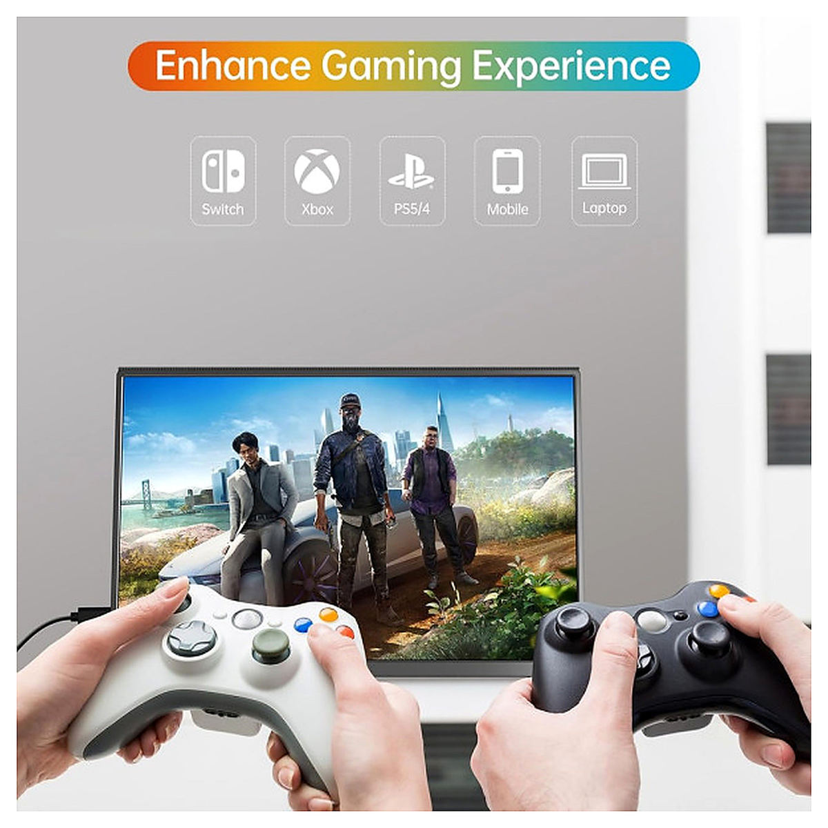 Moniteur portable XTRMLAB M140F1 14" 1920x1200 IPS 60Hz - image produit 3