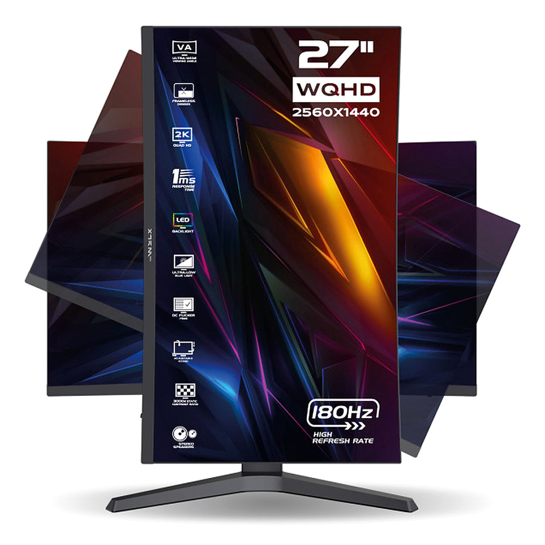 Moniteur XTRMLAB X27G18VCQ 27" QHD VA 180Hz au Maroc - vue principale