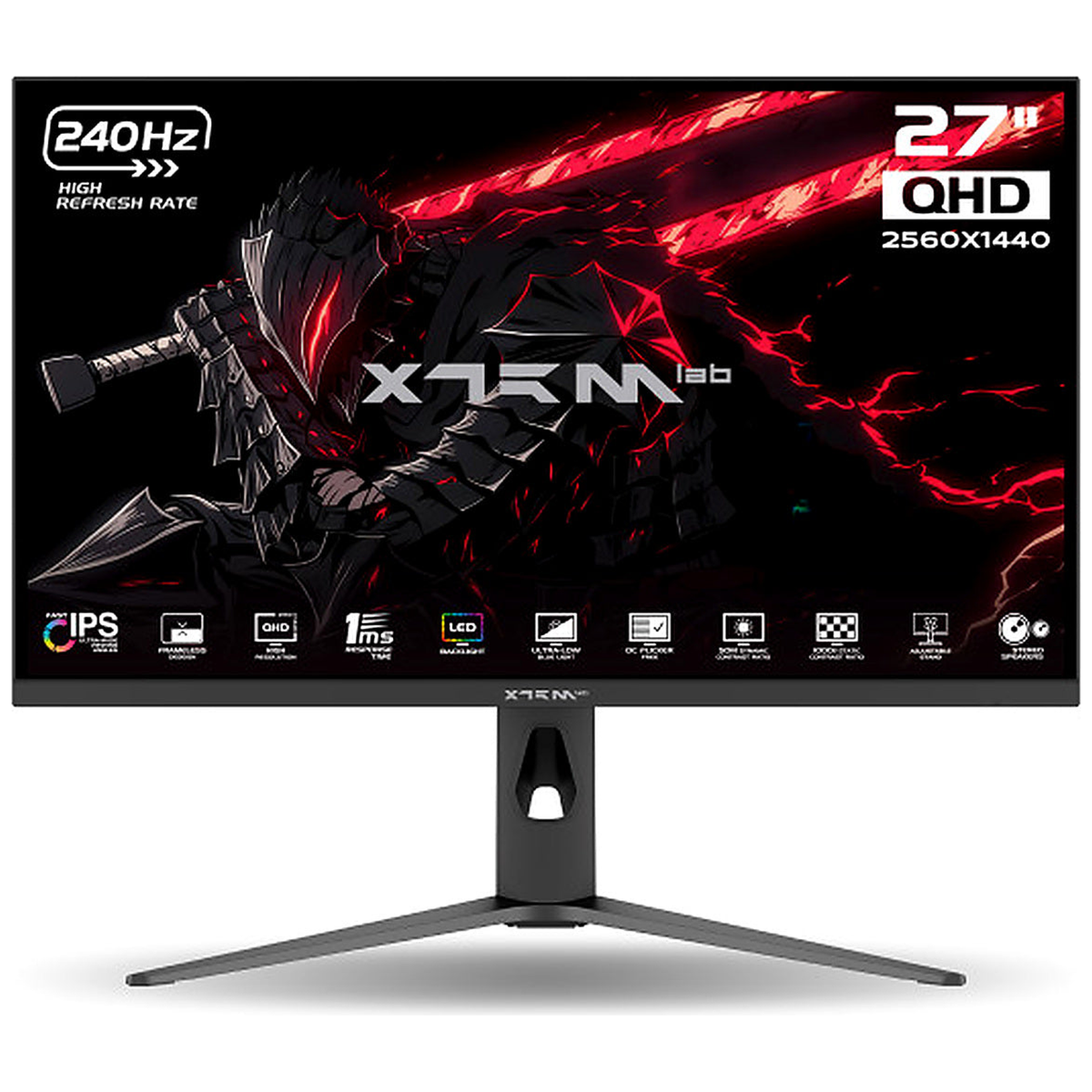 Moniteur XTRMLAB X27G240IQ-P Fast Pivot 27" QHD IPS 240Hz - Photo 1