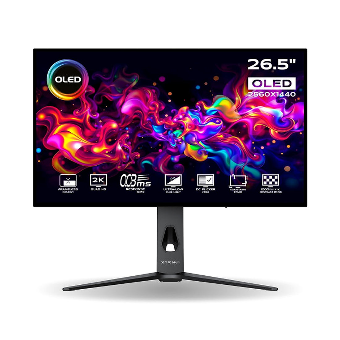 Moniteur XTRMLAB X27G24ODQ 27" QHD OLED 240Hz au Maroc - vue principale