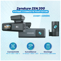 Zendure Caméra de voiture ZEN 200 (Avant + Arrière) : 4K Résolution +SD CARD 64GB - Photo 1