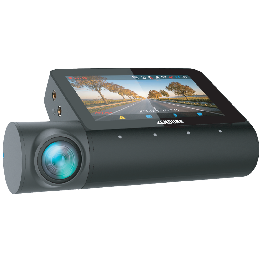 Zendure Caméra de voiture ZEN 300 Triple caméra 4K : Avant + Arrière + Habitacle +SD CARD 64GB - Photo 1