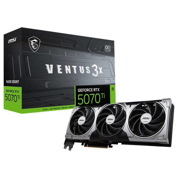 MSI GeForce RTX 5070 Ti 16Go GDDR7 VENTUS 3X OC