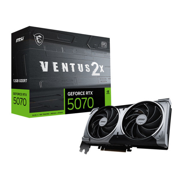 MSI GeForce RTX 5070 VENTUS 2X OC 12Go GDDR7