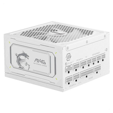 MSI MAG A1000GL PCIE5 80PLUS Gold 1000W Blanc