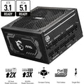 MSI MAG A1250GL PCIE5 80PLUS Gold 1250W