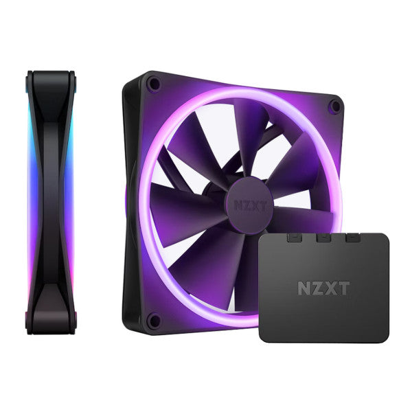 NZXT F140 RGB Duo Twin Pack Black