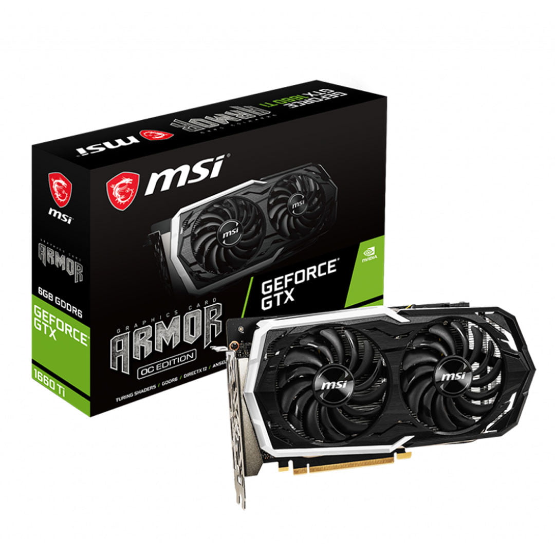 MSI GeForce GTX 1660 Ti Armor OC 6GB