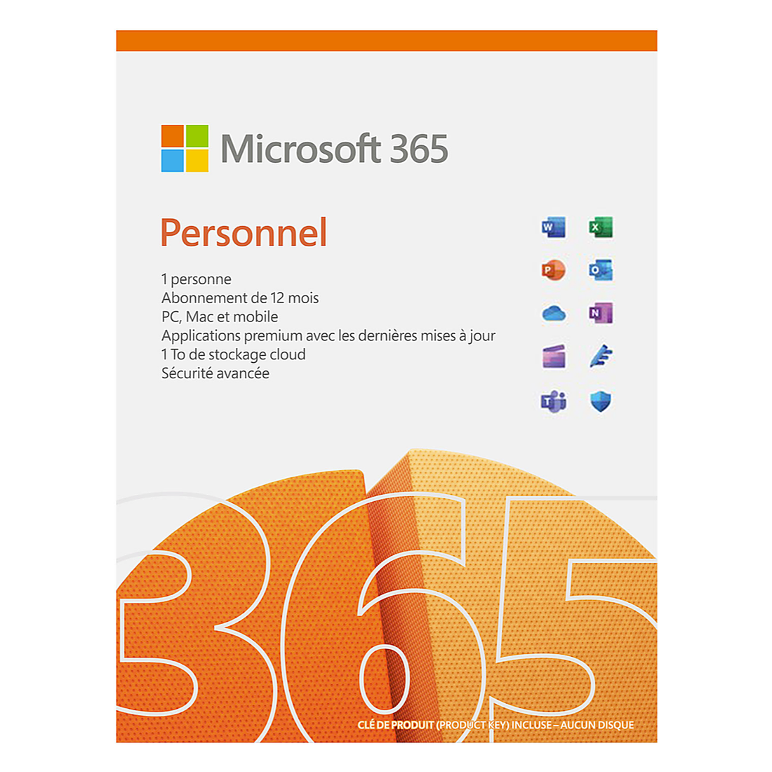 Microsoft Microsoft 365 Personal French Subscription 1YR Africa Only Media less P10