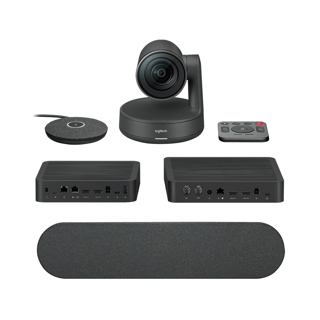 MAYDAN Logitech Rally (1xCamera, 1xSpeaker, 1xMic, Table & Display Hub) - Photo 1