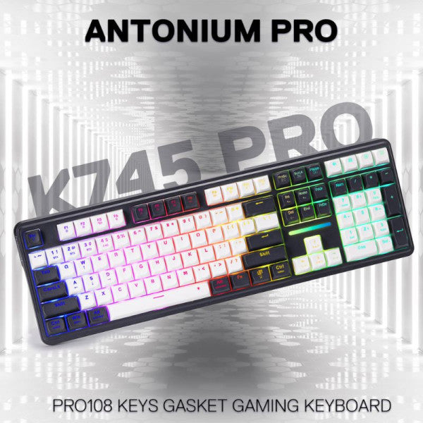 Redragon ANTONIUM K745 PRO Tri-Mode Mechanical Keyboard ( Blue)