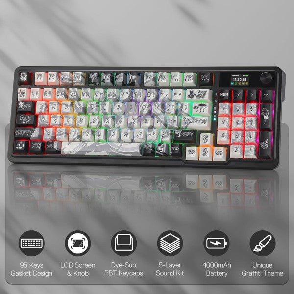 Redragon Galatin PRO K719 Wireless (Street Graffiti)