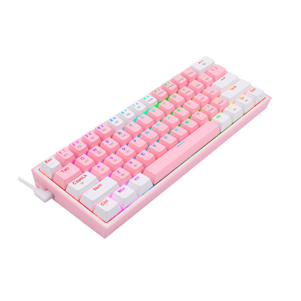 Redragon K616 Fizz PRO 60% Wireless RGB Red Switches (Pink/White)