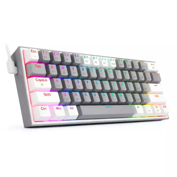 Redragon K616 Fizz PRO 60% Wireless RGB Red Switches (White/Gray)
