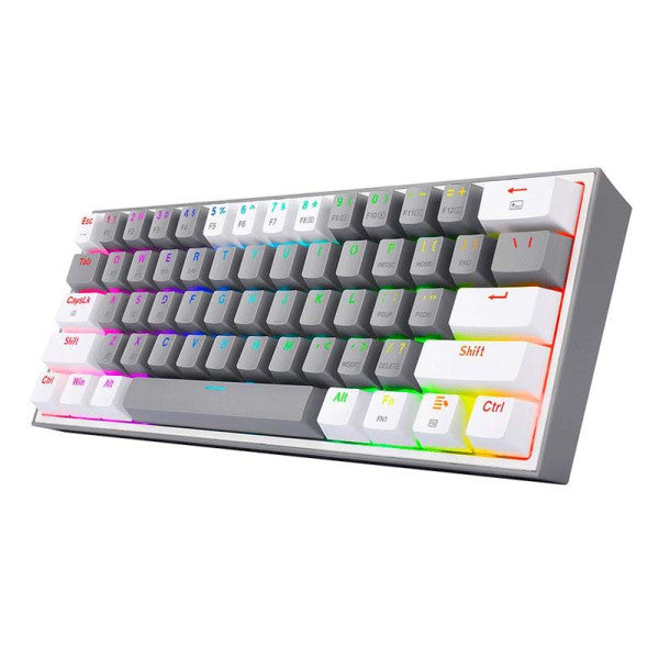 Redragon K616 Fizz PRO 60% Wireless RGB Red Switches (White/Gray)