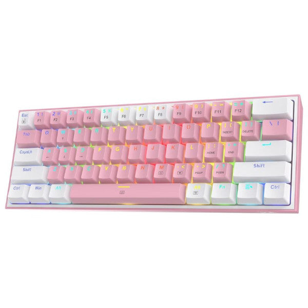 Redragon K617 Fizz 60% RGB Red Switches (White/Pink)