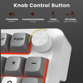 Redragon K688 Pro Wireless Mechanical Keyboard (White/Gray/Black)
