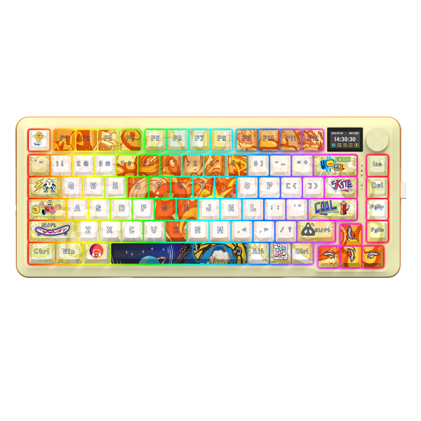Redragon K708 Pro LCD Wireless Mechanical Keyboard (Doodle)