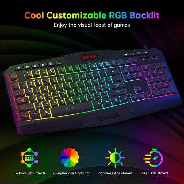 Redragon S101-BA-3 Combo 4in1