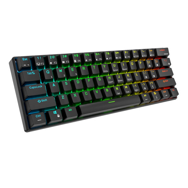 Royal Kludge RK61 Black - Blue Switch (US Qwerty)