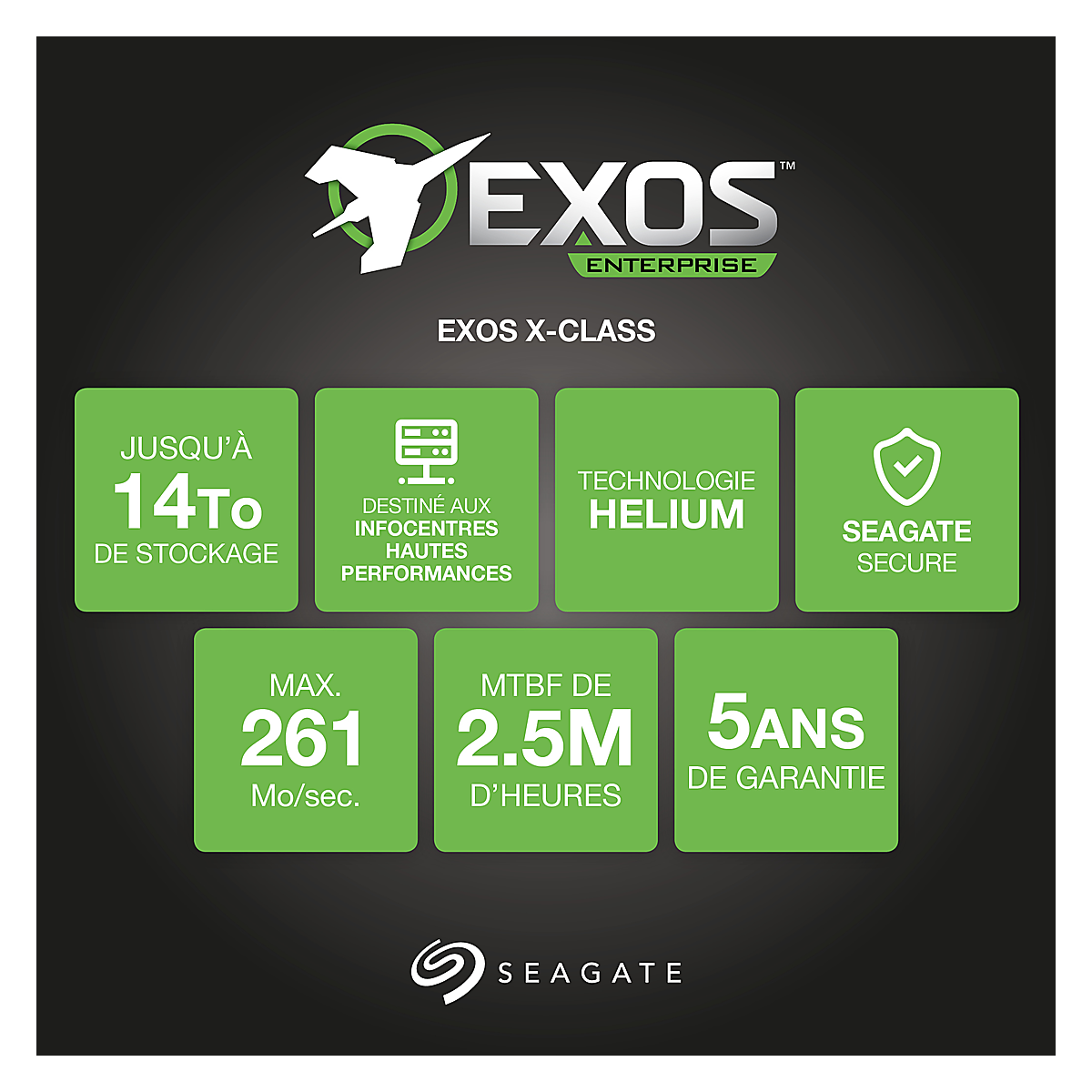 Seagate Exos X14 Enterprise 12 To 3.5" SATA III 7200 RPM - Disque Dur Enterprise - Image 3