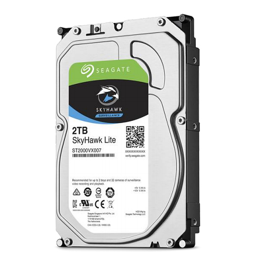 Seagate SkyHawk 2 To 3.5" SATA III 5900 RPM - Disque Dur Surveillance - Image 1