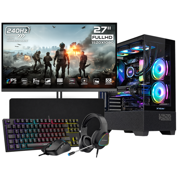 SETUP Ryzen 5 7600X RTX3060 12Go + XK27G24IFF 27" 240Hz + XGC-870
