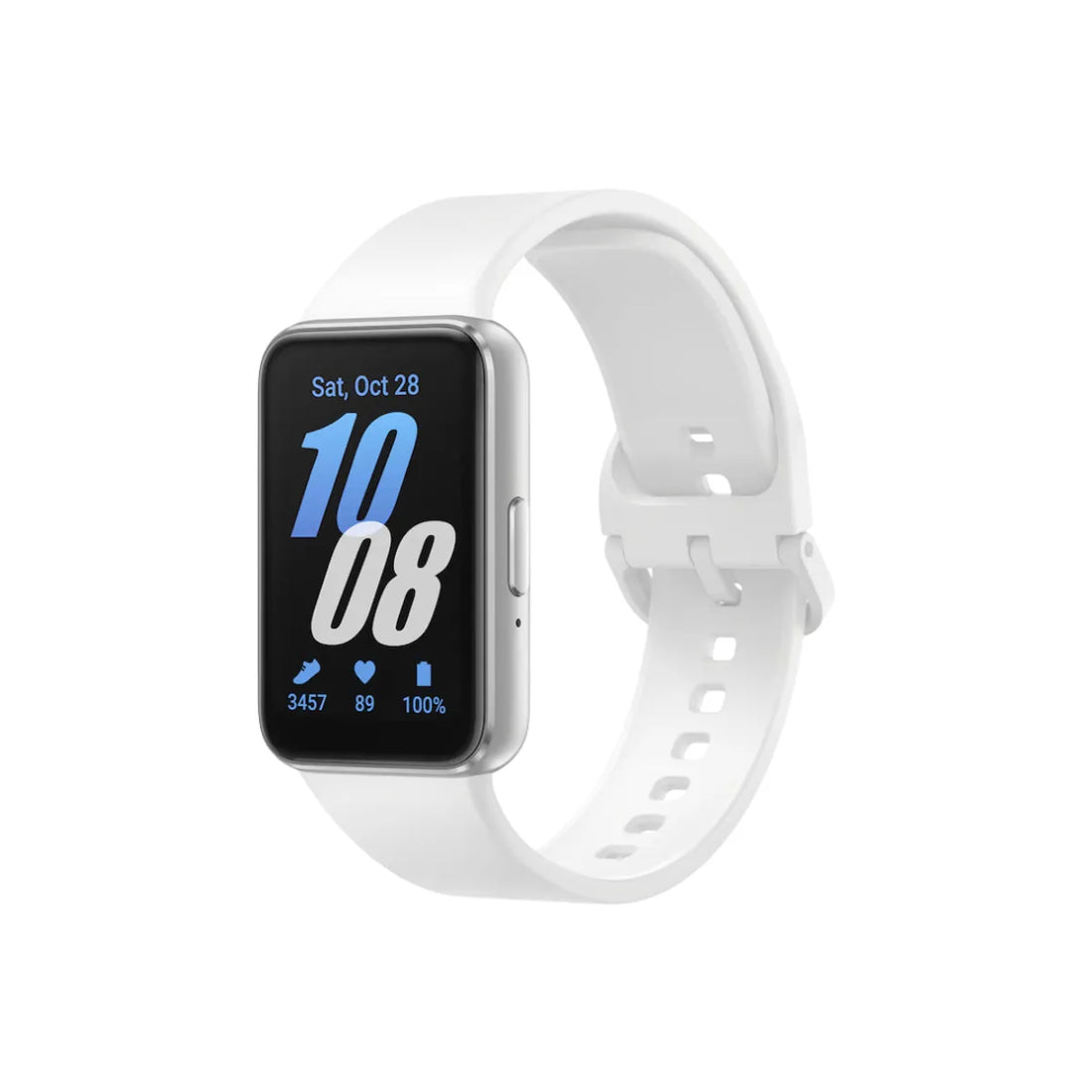 Montre Connectée Samsung Galaxy Fit3 Silver Bluetooth - photo 1 Samsung Maroc