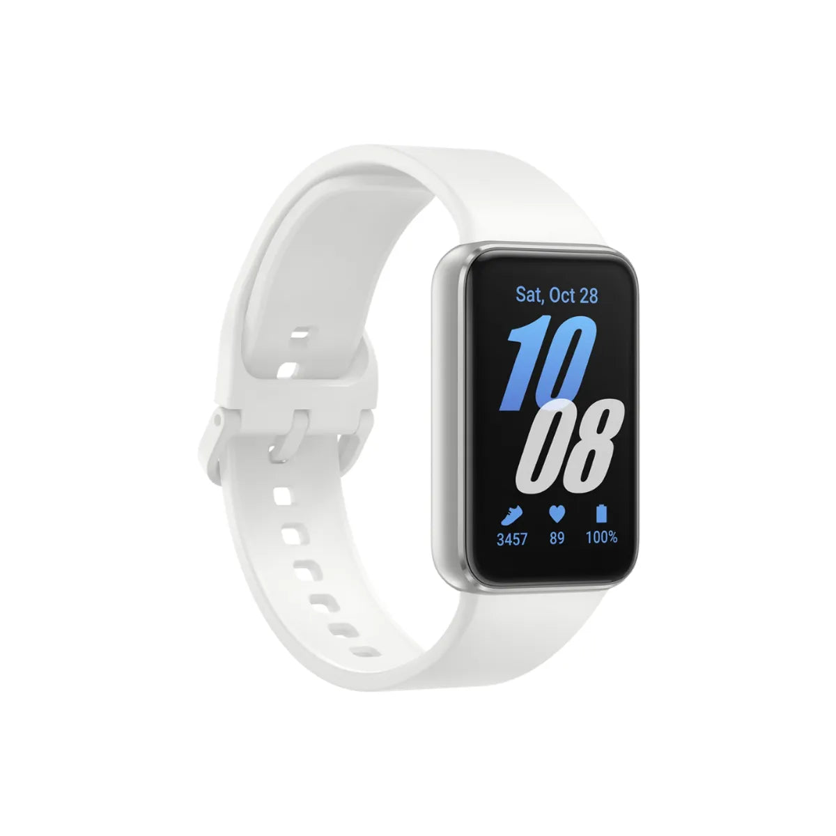 Montre Connectée Samsung Galaxy Fit3 Silver Bluetooth - photo 3 Samsung Maroc